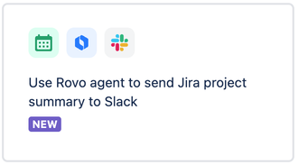 Rovo Agent sendet automatisiert Jira-Projektzusammenfassungen an Slack, Symbol für KI-gestützte Digitalisierung der ISO-Gruppe.